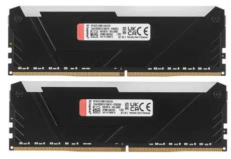 Оперативная память 32GB Kit (2x16Gb) DDR4 3200MHz Kingston FURY Beast RGB CL16 KF432C16BB12AK2/32WP — фото 3