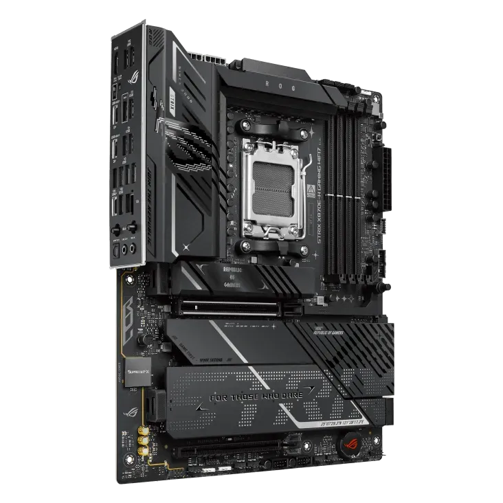 Материнская плата ASUS ROG STRIX X870E-H GAMING WIFI7 AM5 4xDDR5 4xSATA 4xM.2 HDMI 3xType-C ATX — фото 2