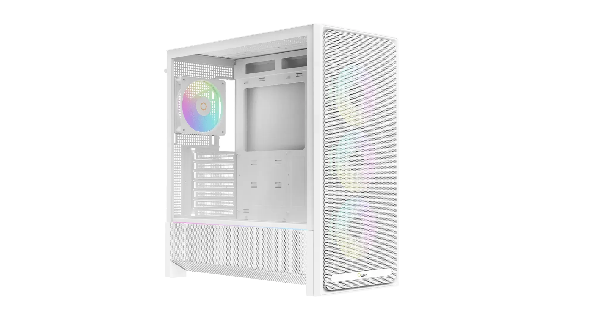 Корпус Ocypus Delta C70 WH ARGB EATX/ATX/mATX/ITX Type-C Белый Delta-C70-WHG400XX-GL — купить в Lirotech