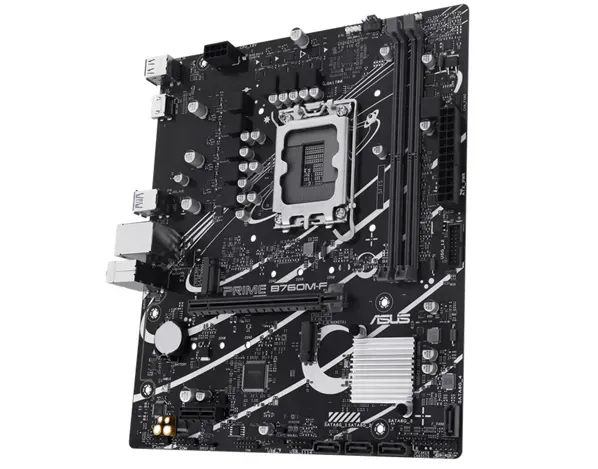 Материнская плата ASUS PRIME B760M-F, LGA1700 B760 2xDDR5 4xSATA3 2xM.2 RAID HDMI mATX — фото 4