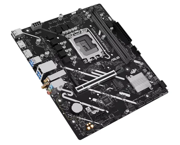 Материнская плата ASUS PRIME B760M-F WIFI, LGA1700 B760 2xDDR5 4xSATA3 2xM.2 RAID 1xHDMI 1xDP mATX — фото 4