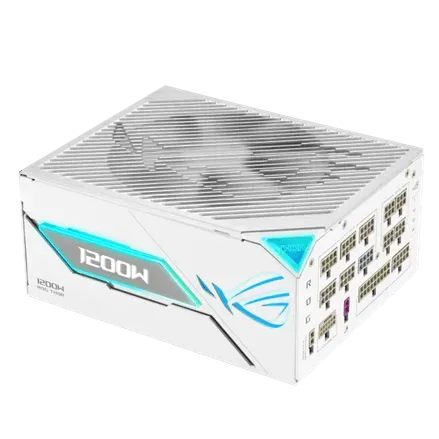 Геймерский Блок питания ASUS ROG-THOR-1200P3-WHITE-GAMING 1200W 80Plus Platinum — купить в Lirotech