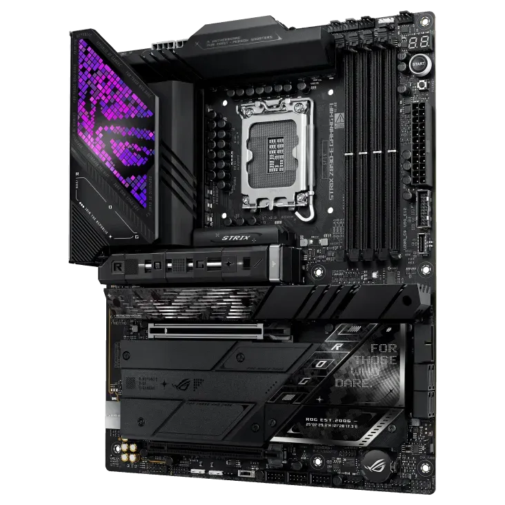 Материнская плата ASUS ROG STRIX Z890-E GAMING WIFI, LGA1851 Z890 4xDDR5 4xSATA3 7xM.2 ATX — фото 12