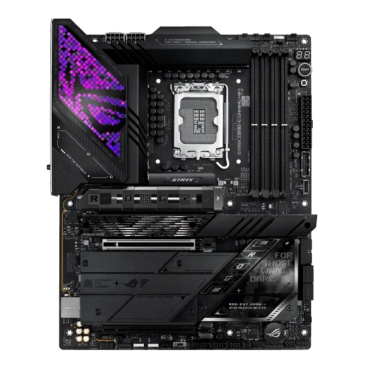 Материнская плата ASUS ROG STRIX Z890-E GAMING WIFI, LGA1851 Z890 4xDDR5 4xSATA3 7xM.2 ATX — фото 1