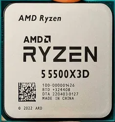 Процессор, AMD, AM4 Ryzen 5 5500X3D, oem, 3M L2 + 96M L3, 3.0 GHz, 6/12 Core, 105 Вт, без встроенного видео — фото 2