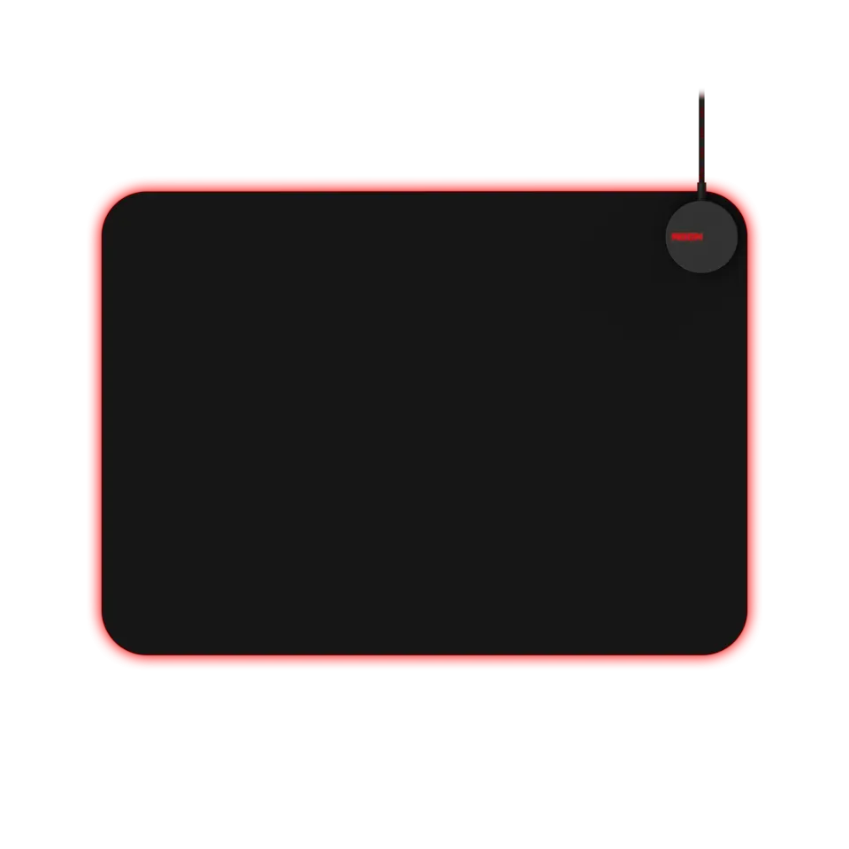 Игровой коврик для компьютерной мыши AOC 357х256х13мм USB 2.0 Черный AMM700DR0R — купить в Lirotech