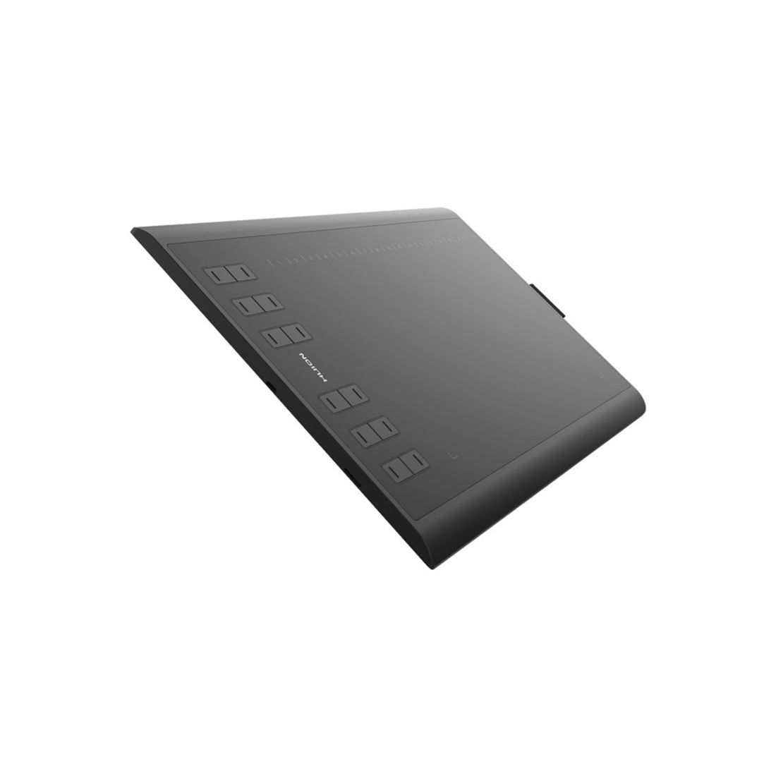 Графический планшет, Huion, H1060P, Разрешение 5080 lpi, Чувствительность к нажатию 8192, Интерфейс USB, Рабочая область 254x158.8 мм. (11"х 6.875"), Чёрный — фото 3