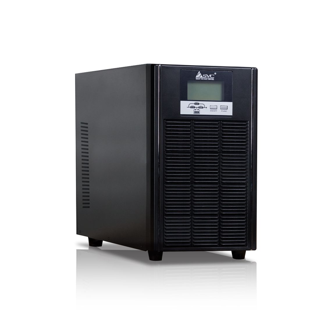 Источник бесперебойного питания, SVC, PTX-6KL-LCD, Мощность 6000ВА/6000Вт, PTX-серия, On-Line, LCD\Tel.line\USB\RS-232 технология SMART, Диапазон работы AVR: 110-288В, Батареи: 16шт., не поставляются в комплекте, внешнее подключение, Клемная колодка, Чёрн — купить в Lirotech