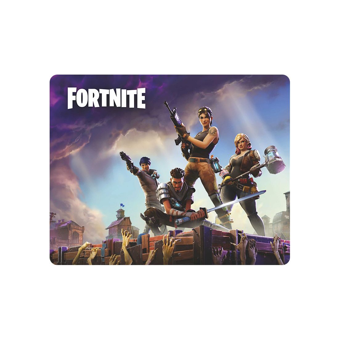 Коврик для компьютерной мыши, XG, Fortnite, 260 x 210 x 2mm, Резиновая основа, Тканевая поверхность, Склеивание, Гладкая поверхность, Синий — купить в Lirotech