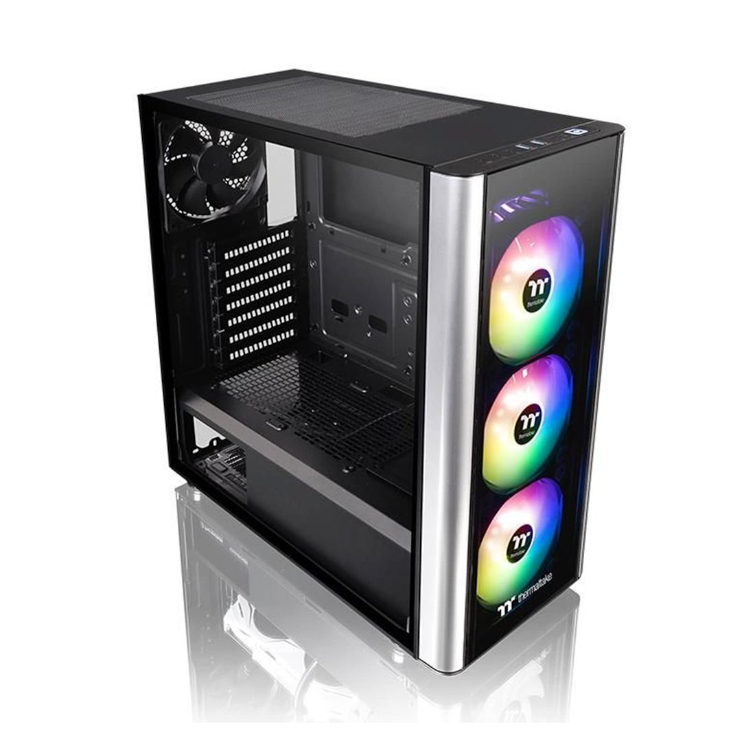 Компьютерный корпус, Thermaltake, Level 20 MT ARGB, CA-1M7-00M1WN-00, Mid-tower, ATX/M-ATX/Mini-ITX, USB 3.0*2, HD-Audio, 1*120 мм / 3*120 мм Addressable RGB, Высота процессорного куллера до 170 мм, Длина VGA до 366 мм, 2*3.5"/2*2.5", 455*204*471 мм, Стал — купить в Lirotech