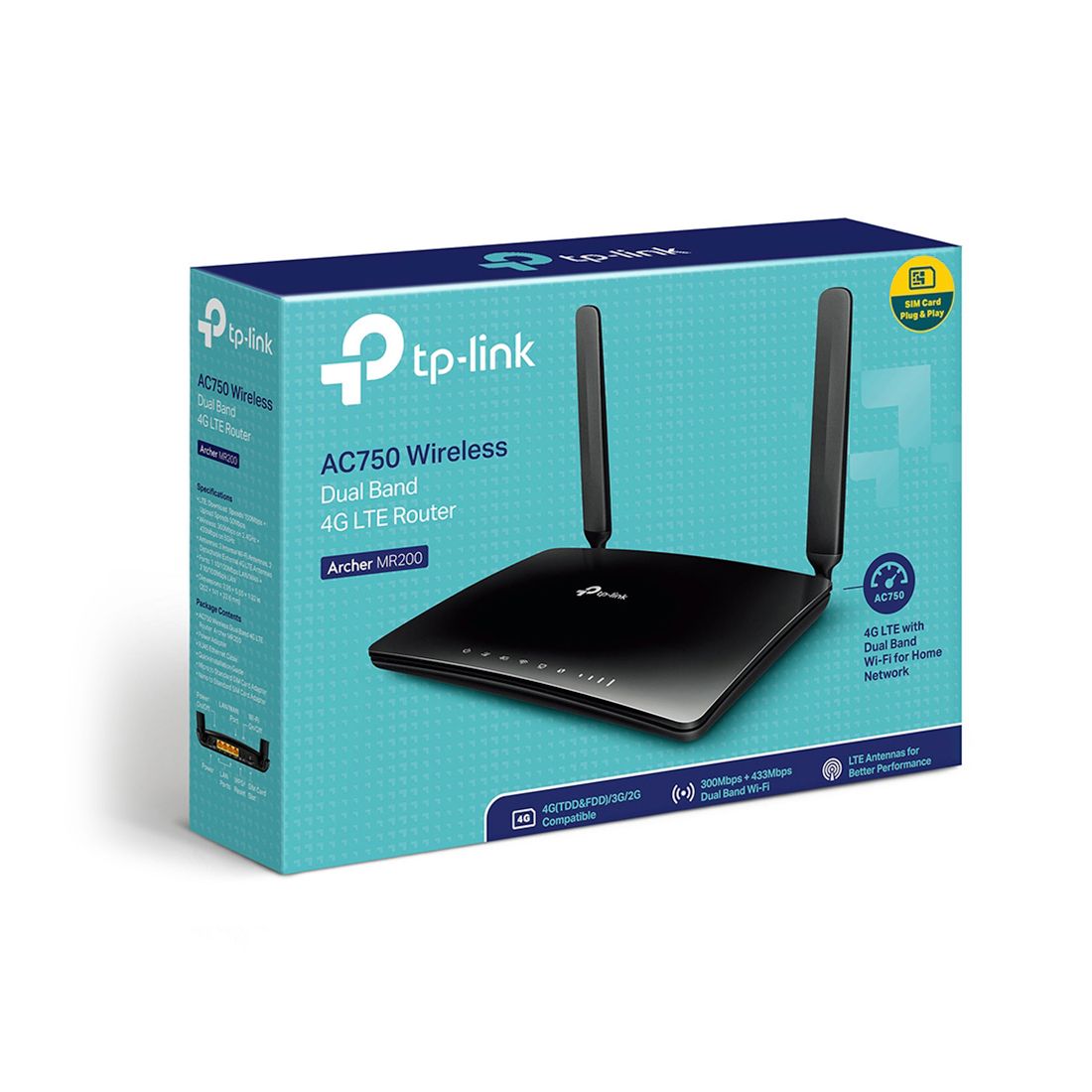Маршрутизатор TP-Link Archer MR200, 300M — фото 3