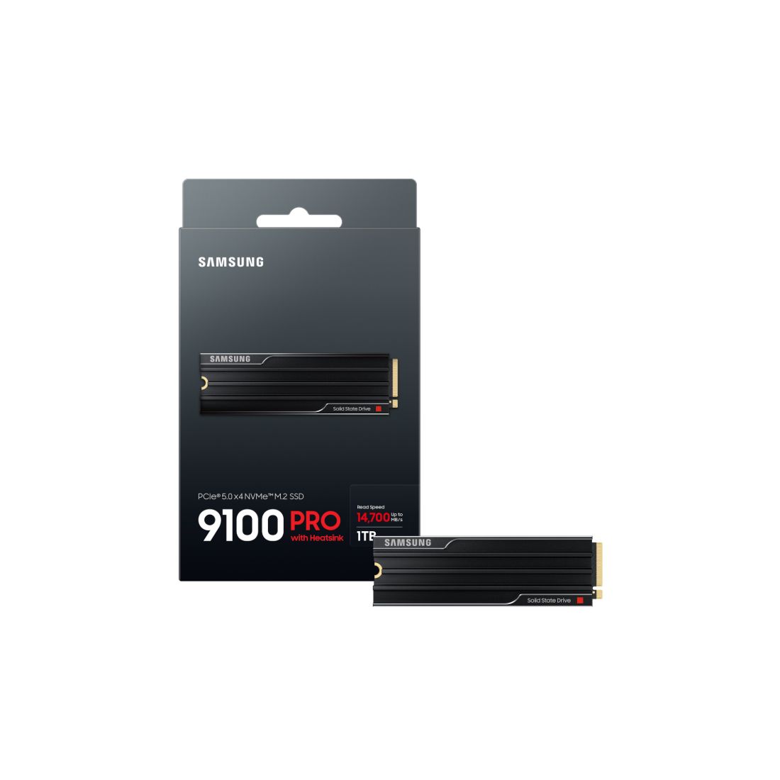 Твердотельный накопитель 1Tb SSD Samsung 9100 PRO, M.2 PCIe5.0 NVMe 2.0, TBW 600, R14700/W1300 — фото 3