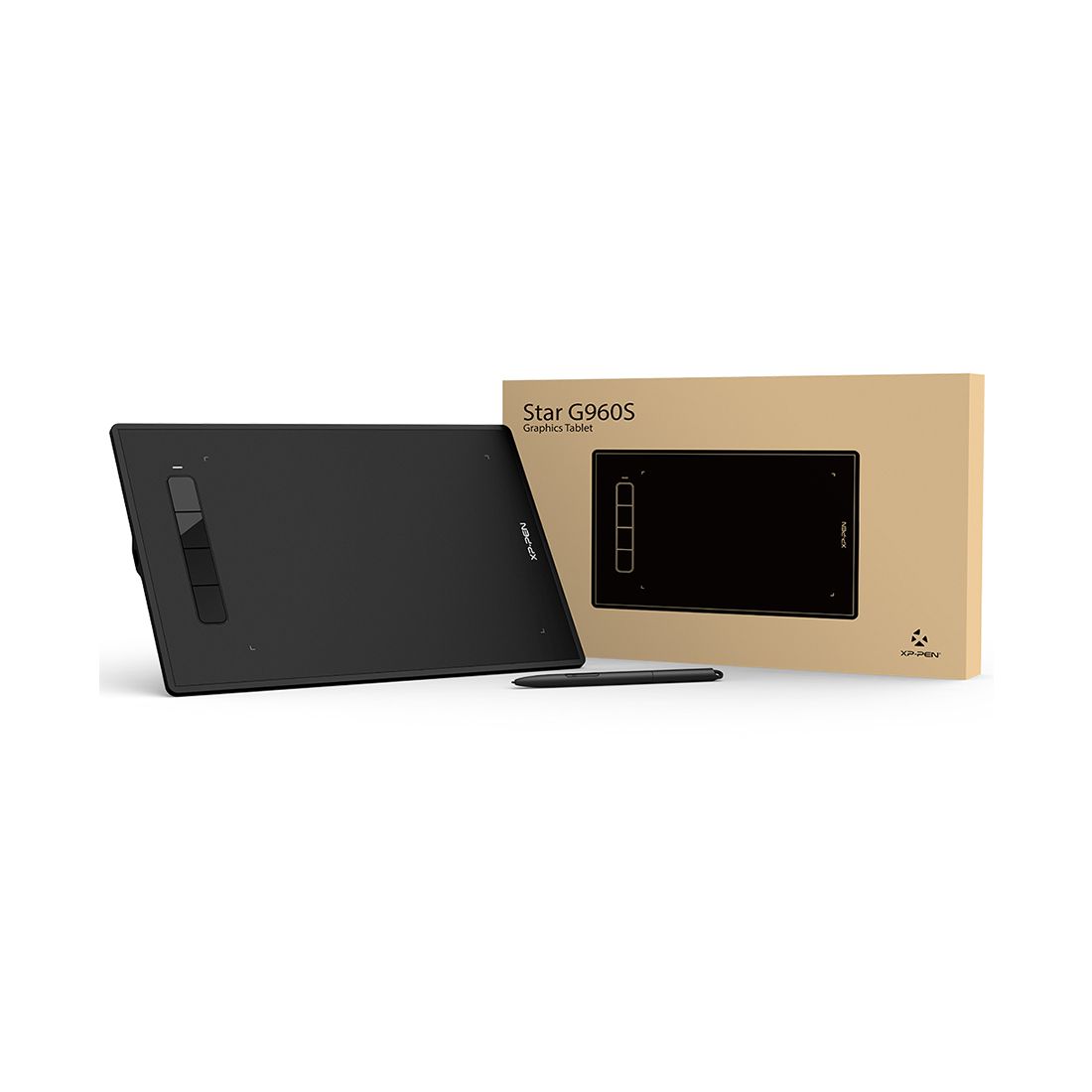 Графический планшет, XP-Pen, Star G960S, Разрешение 5080 lpi, Чувствительность к нажатию 8192, Интерфейс USB, Рабочая область 9"х6" (228,8 x 152,6 мм), Перо Безбатарейный стилус PH3, Чёрный — фото 3