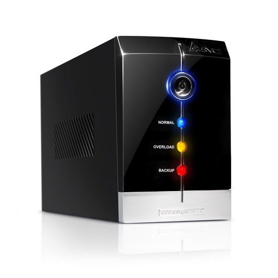 Источник бесперебойного питания, SVC, V-1200-F, Smart, USB, Мощность 1200ВА/720Вт, Диапазон работы AVR: 165-275В, Бат.: 12В/7.5 Ач*2шт., 3 вых.: Shuko CEE7, Защита тел. линии, Чёрный — купить в Lirotech