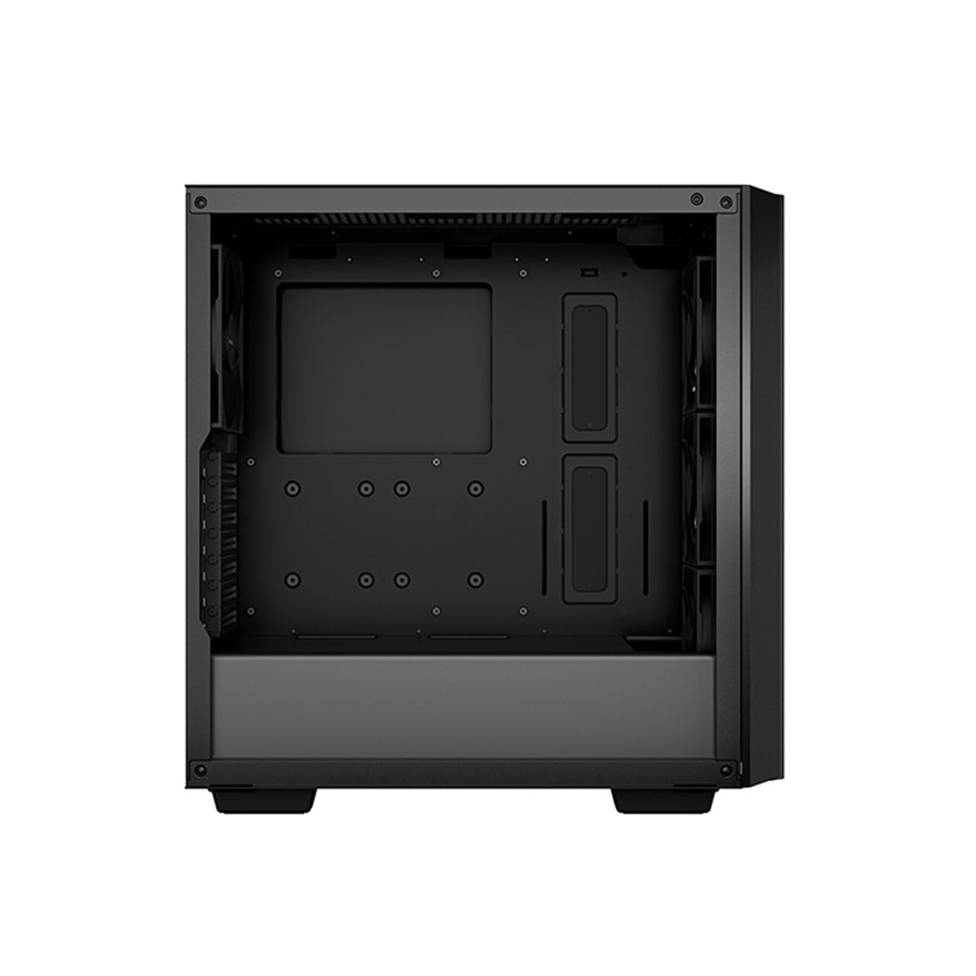 Компьютерный корпус, Deepcool, CG560 R-CG560-BKAAE4-G-1, E-ATX/ATX/Micro ATX, USB 3.0*2, 3*120mm ARGB/1*140mm, HD-Audio+Mic, Высота процессорного кулера до 175мм, Длина VGA до 380мм, 2*3.5"/2*2.5", Слот 7, Сталь 0,9, 452x230x470мм, Без Б/П, Чёрный — фото 3