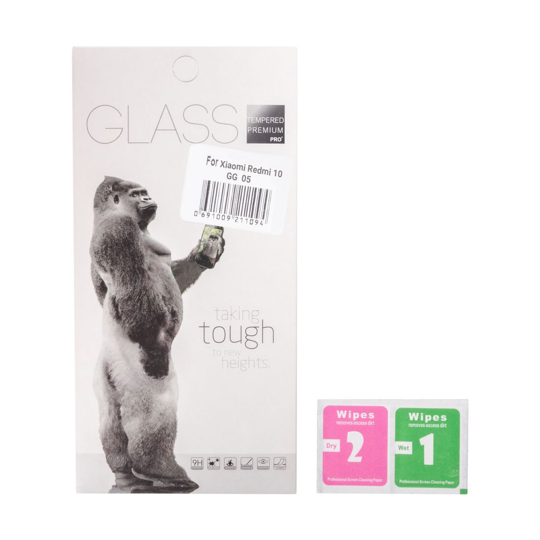 Защитное стекло, GG05, для Xiaomi, Redmi 10, 2.5D Half — фото 2