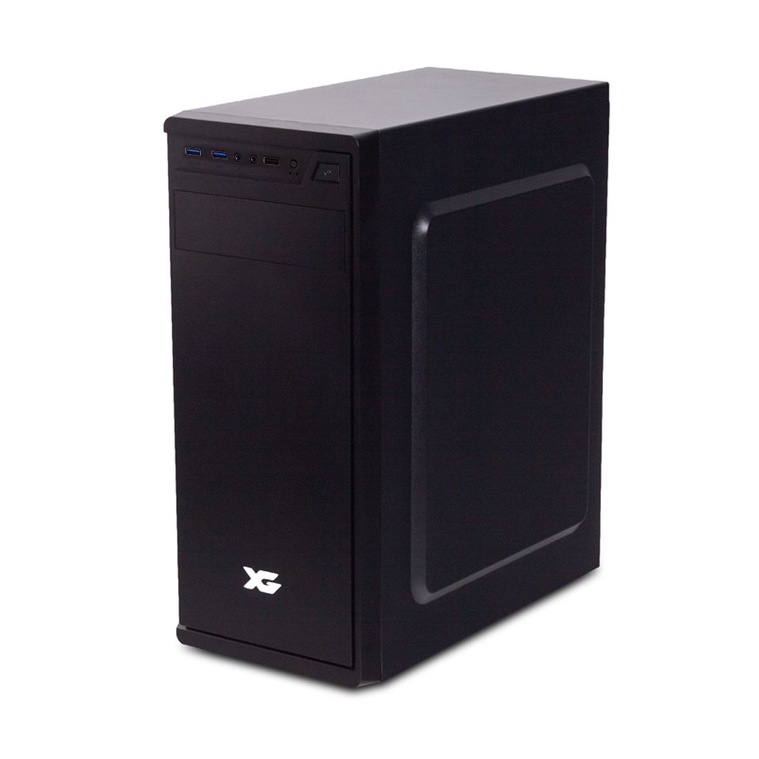 Компьютерный корпус, XG, XC-370-2, ATX/Micro ATX, USB 3.0x2, USB 2.0x1, HD-Audio, Высота процессорного кулера 145мм, Длина VGA до 290мм, 1*5.25"/2*3.5"/2*2.5", Толщина 0.4мм, 410x195x355мм, Без Б/П, Черный — 25" — купить в Lirotech