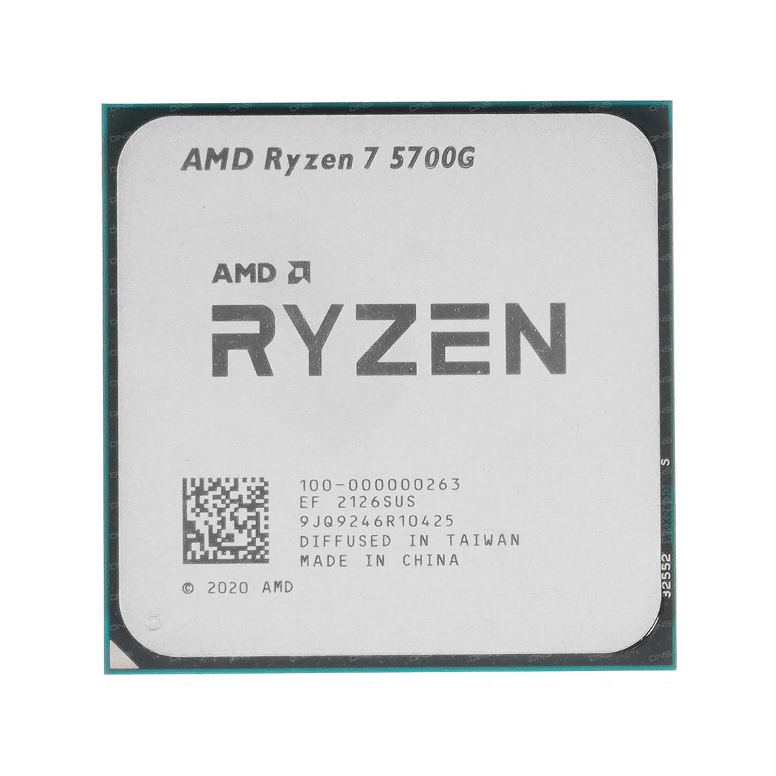 Процессор, AMD, AM4 Ryzen 7 5700G, oem, 4M L2 + 16M L3, 3.8 GHz, 8/16 Core, 65 Вт, Radeon™ Graphics — фото 1
