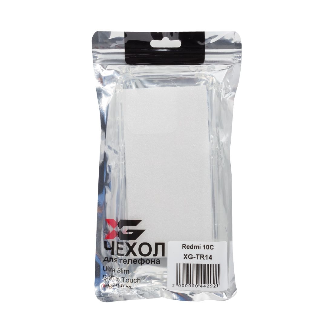 Чехол для телефона, XG, XG-TR13/XG-TR14, для Redmi 10C, Прозрачный, Борты, пол. пакет — фото 3