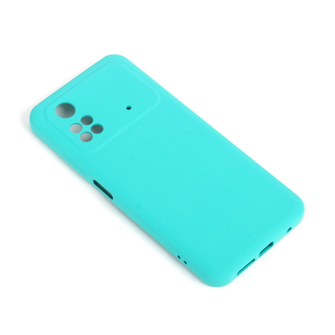 Чехол для телефона, XG, XG-HS129, для POCO M4 Pro, Силиконовый, Лазурный, Пол. пакет — фото 2