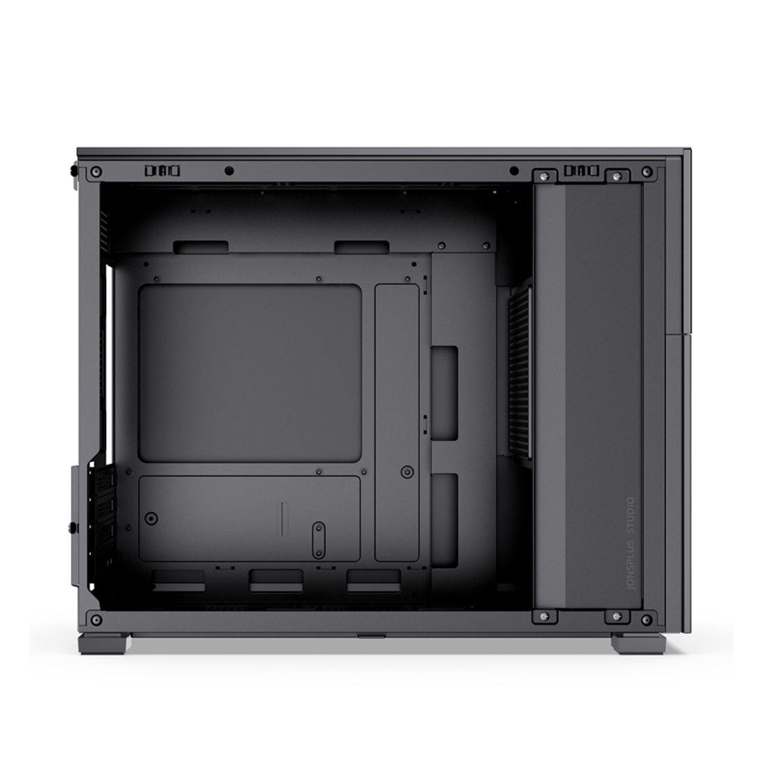 Компьютерный корпус, Jonsbo, D31 MESH SCREEN, D31 MESH SC Black, Mini-Tower, ITX/M-ATX/DTX, USB Type-C*1, USB Type-A*1, Audio+Mic, Высота процессорного кулера до 168 мм, Длина видеокарты до 330-400 мм, 2*2,5"/ 1*3,5", Сталь, Пластик, Закаленное стекло, 20 — фото 3
