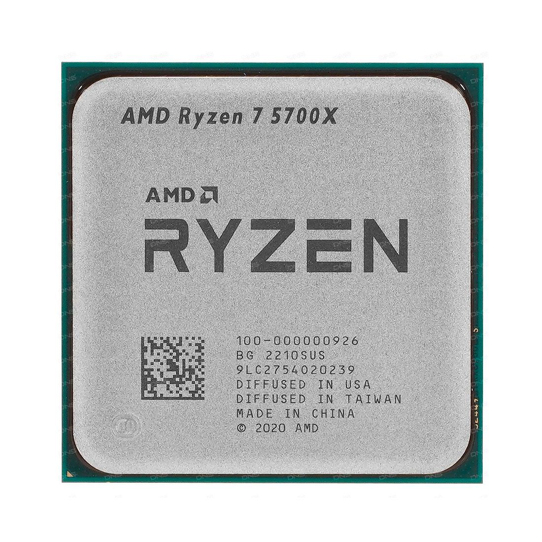 Процессор, AMD, AM4 Ryzen 7 5700X, oem, 4M L2 + 32M L3, 3.4 GHz, 8/16 Core, 65 Вт, без встроенного видео — фото 1