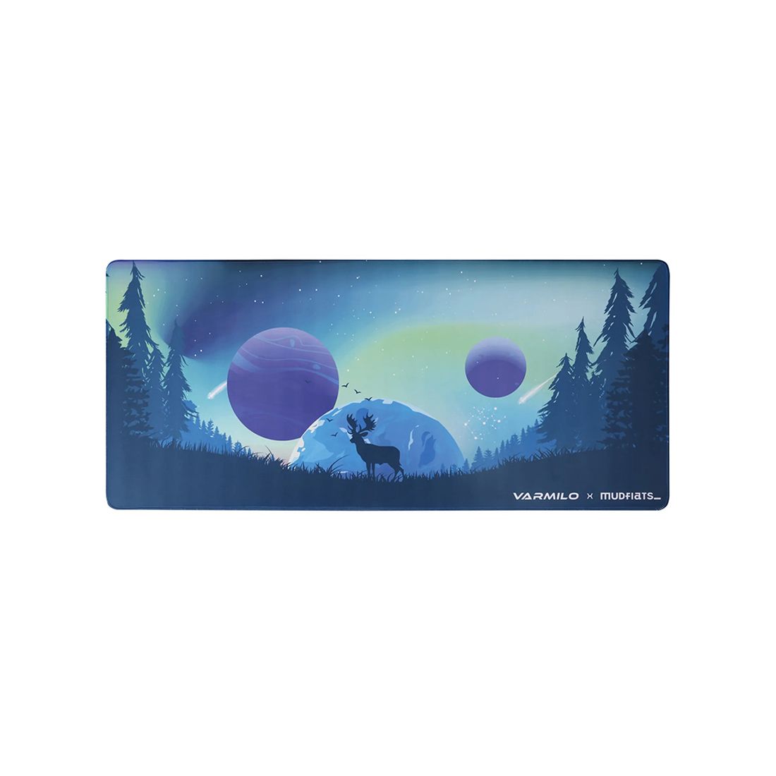 Коврик для компьютерной мыши, Varmilo, Aurora, ZDB053-01, 900х400х3 мм, Каучук, Ткань, Черный — купить в Lirotech