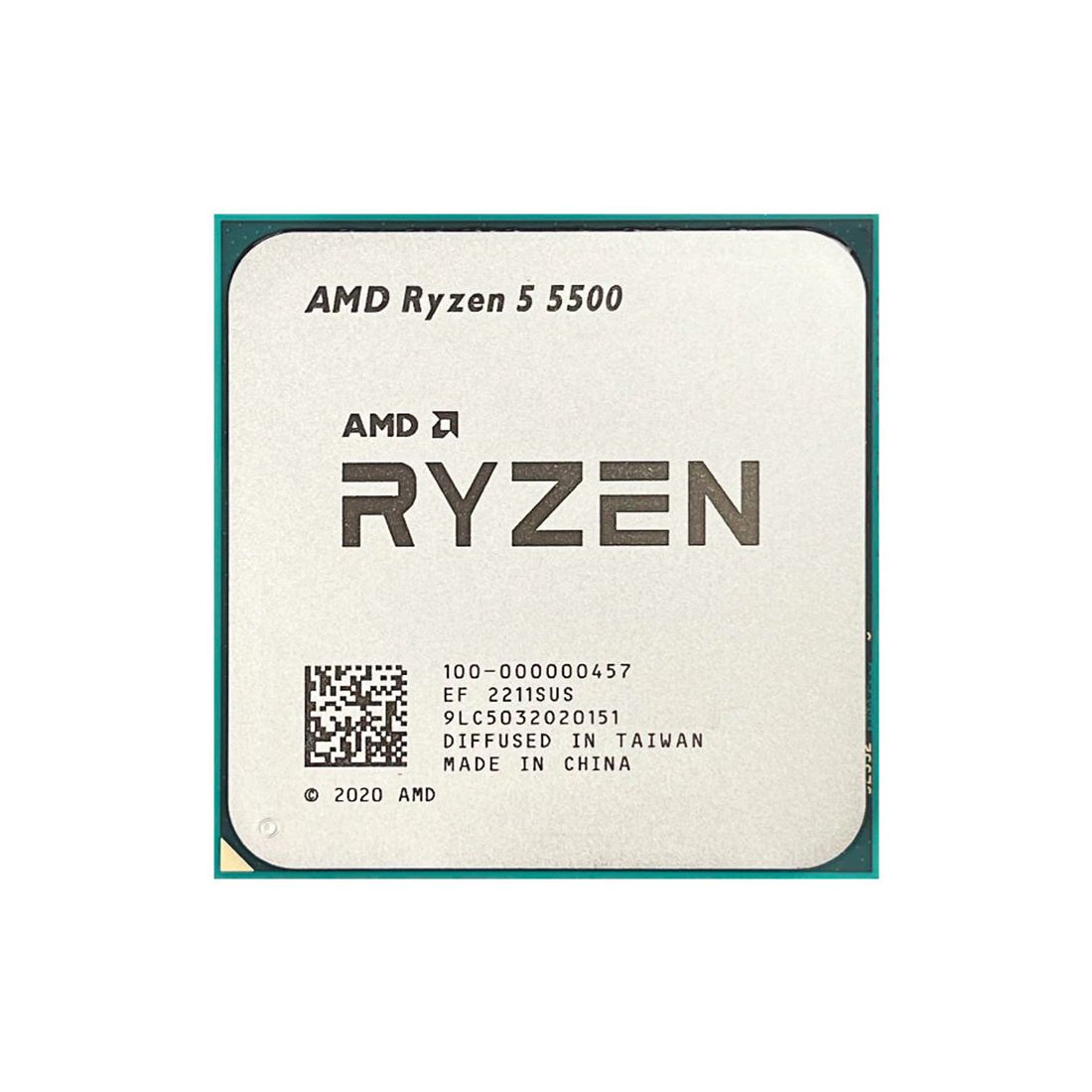 Процессор, AMD, AM4 Ryzen 5 5500, оем, 3М L2 + 16M L3, 3.6 GHz, 6/12 Core, 65 Вт, без встроенного видео — фото 1