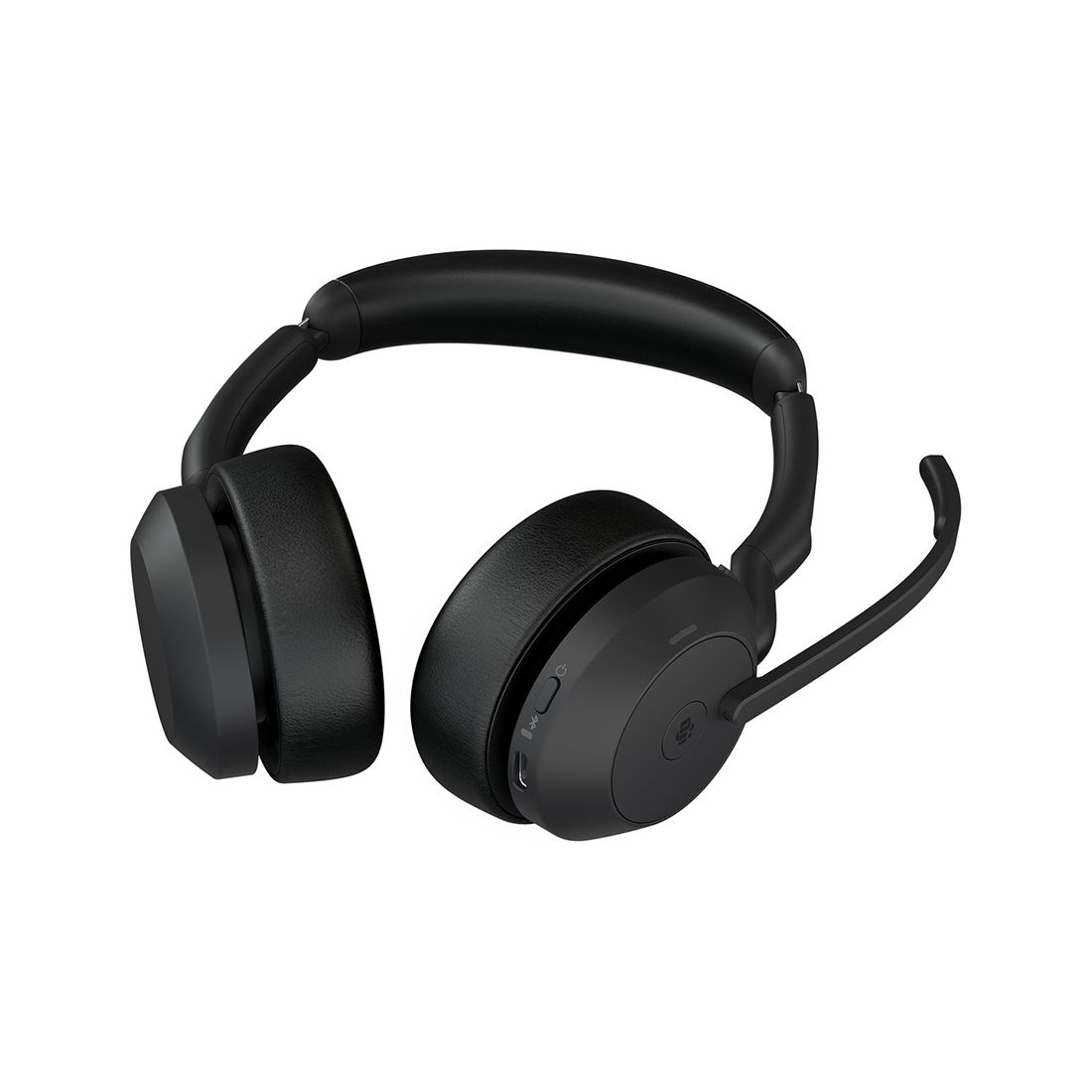 Гарнитура, Jabra, 25599-999-999, Jabra Evolve2 55, Link380a MS Stereo, Беспроводная, Bluetooth 5.2, защита органов слуха : Jabra SafeTone™ 2.0, PeakStop 105, -5°C to + 45°C, Спящий режим — фото 2