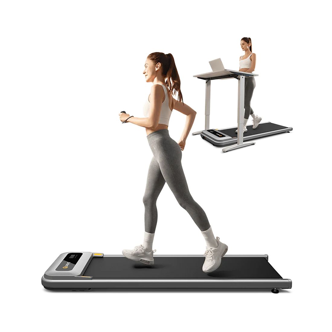 Домашняя дорожка для ходьбы, Xiaomi, UREVO Treadmill U1, New version, 6975165000483, Нагрузка до 120кг, скорость от 1 км/ч до 6 км/ч, 220В, Мощность 560W, 3 режима, Пульт дистанционного управления, Алюминиевый сплав, Древесноволокнистая плита высокой плот — купить в Lirotech