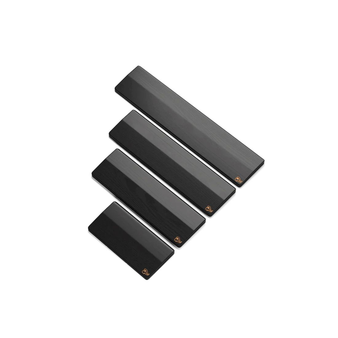 Подставка эргономическая под запястья, Glorious, Wrist Rest Full Size, GV-100-DARK, 430x100x19, Дерево, Резиновая основа, Черный — фото 2