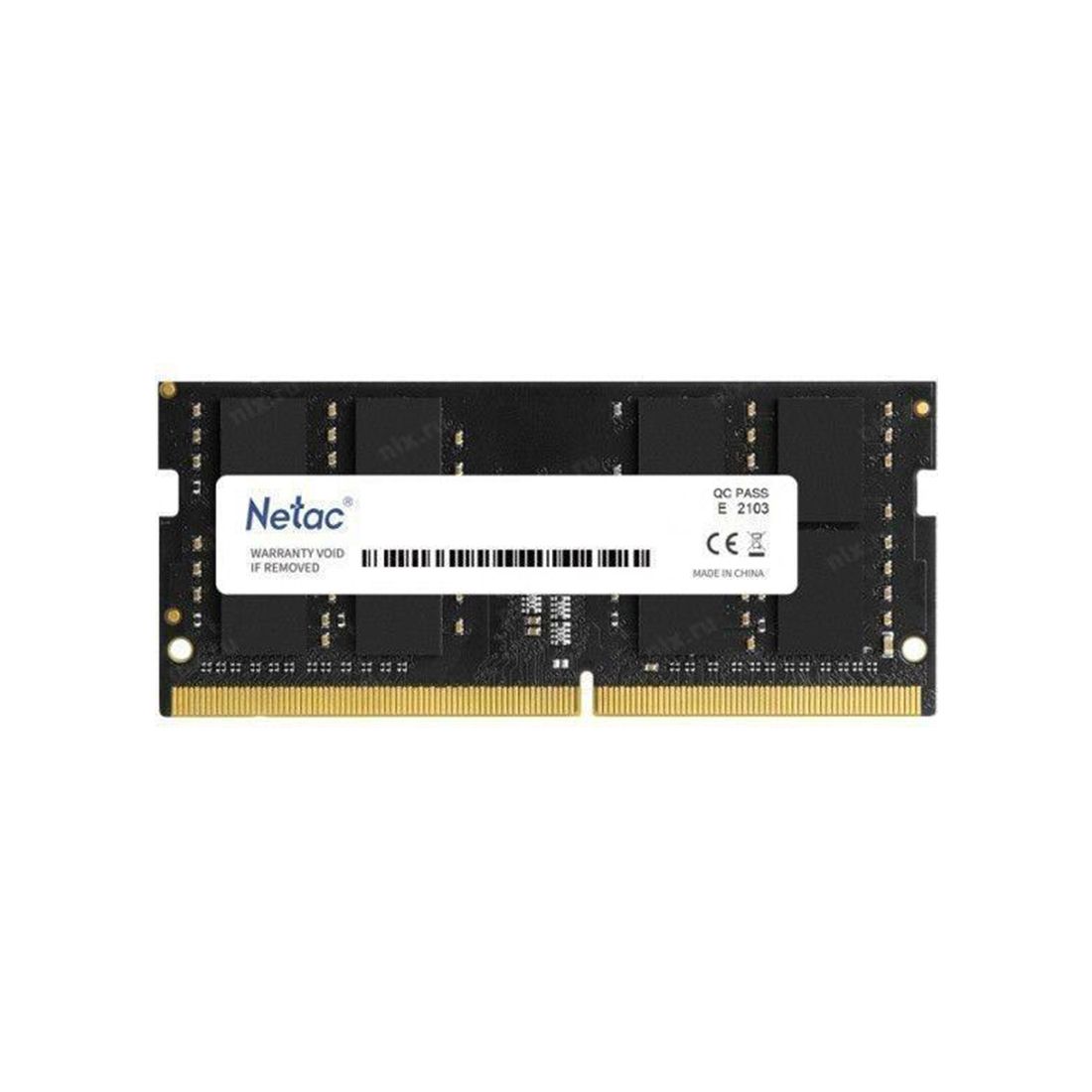 Модуль памяти для ноутбука, Netac, NTBSD5N48SP-16, DDR5, 16GB, SO-DIMM <PC5-38400/4800MHz> — фото 1