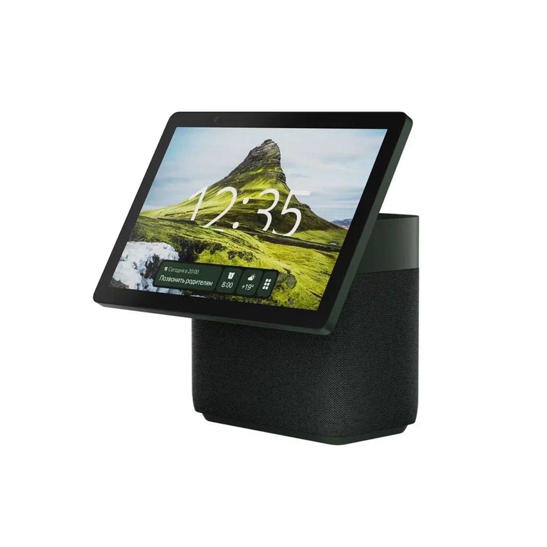 Умная колонка, Яндекс, YNDX-00055GRN, Яндекс Станция Дуо Макс с Zigbee, 60Вт, (1х 63, 2х20мм), 8 микрофонов, 60–20 000 Гц, Wi-Fi (2,4–5 ГГц), Bluetooth 5.2, 10,5”(1920  1200), LED, Зеленый — купить в Lirotech