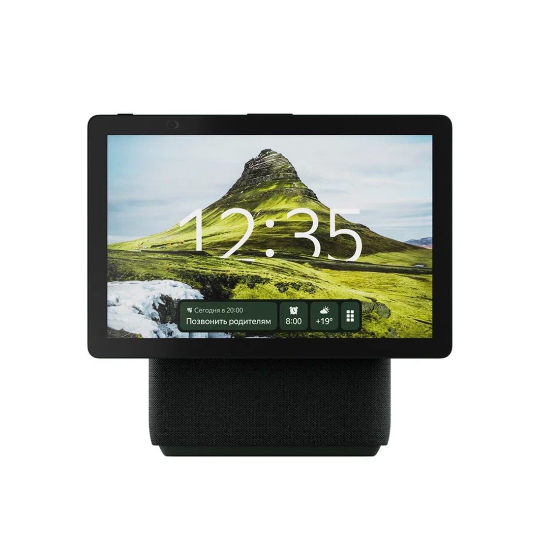 Умная колонка, Яндекс, YNDX-00055GRN, Яндекс Станция Дуо Макс с Zigbee, 60Вт, (1х 63, 2х20мм), 8 микрофонов, 60–20 000 Гц, Wi-Fi (2,4–5 ГГц), Bluetooth 5.2, 10,5”(1920  1200), LED, Зеленый — фото 2