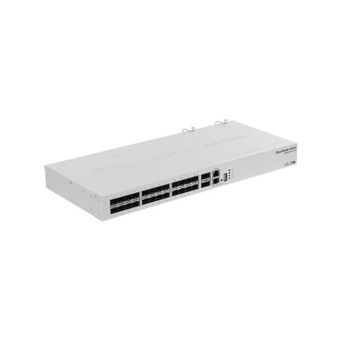 Коммутатор, MikroTik, CRS326-24S+2Q+RM, Cloud Router Switch, 2 x 40G QSFP+ cages, 24 10G SFP+ cages, 1x LAN port for management, RouterOS/SwitchOS (dual boot), 1U rackmount enclosure, Dual redundant PSU, -20°C to 60°C — фото 1