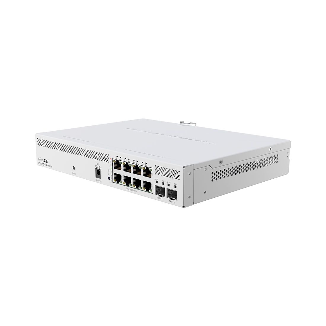 Коммутатор, MikroTik, CSS610-8P-2S+IN, Cloud Smart Switch, 8 x Gigabit 802.3af/at PoE-out ports, 2 x SFP+, SwOS, desktop case, -40°C to 70°C, стоечный — фото 1