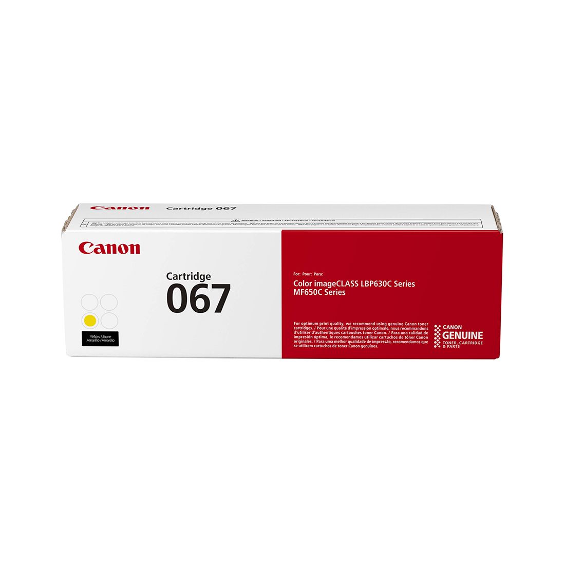 Картридж, Canon, CARTRIDGE 067 Yellow, 5099C002AA, для i-SENSYS LBP632Cdw/LBP633Cdw, MF652Cw/MF653Cdw/MF654Cdw/MF656Cdw, 1 250 стр. (А4) — купить в Lirotech