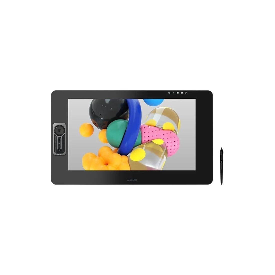 Графический планшет, Wacom, Cintiq Pro 24 (DTK-2420), Разрешение 3840 x 2160 (4K UHD), Чувствительность к нажатию 8192, Интерфейс USB-С и HDMI, Размер 677*394*47 мм, Чёрный — купить в Lirotech