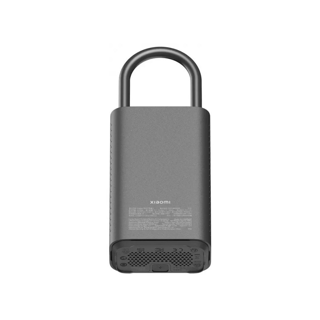 Автомобильный компрессор, Xiaomi, Portable Electric Air Compressor 2 Pro, BHR9099GL/MJCQB07PQW, 0,2–10,3 bar, Рабочая температура от -10°C до 45°C, Номинальная емкость 2500 мАч, Номинальная мощность 27 Втч, Время зарядки около 3,5 часов, 152 x 100 x 63 мм — фото 3