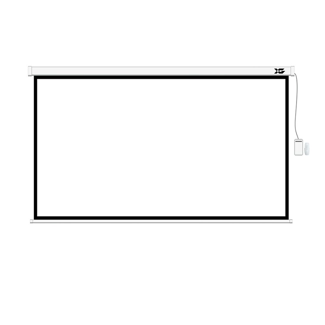 Экран моторизированный (с пультом Д/У), XG, DLS-ERC300x180W, Настенный/потолочный, Рабочая поверхность 292x165 см., 16:9, Matt white, Белый — купить в Lirotech
