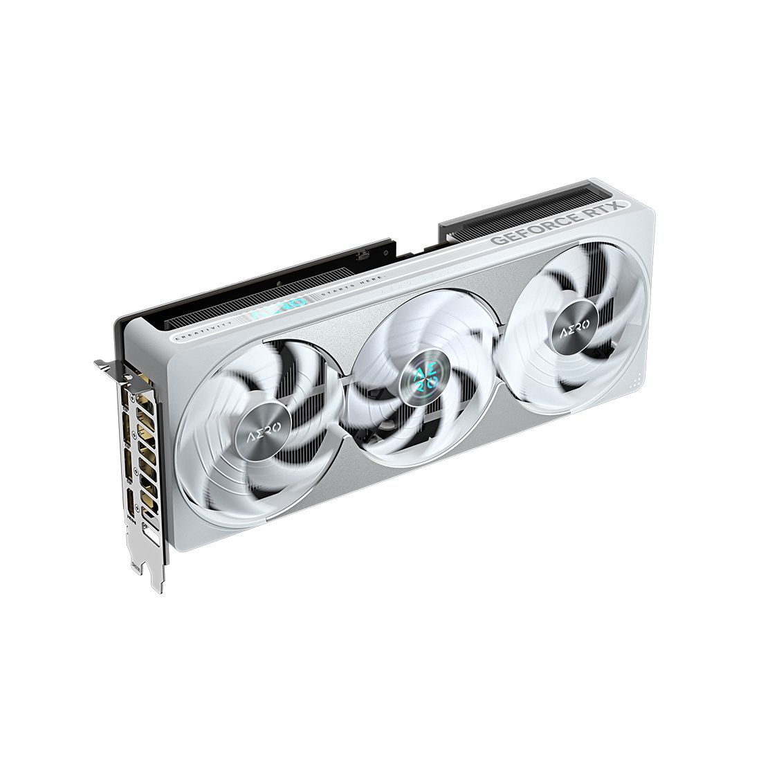 Видеокарта, Gigabyte, RTX5080 AERO OC SFF 16G (GV-N5080AERO OC-16GD) 4719331355555, GDDR7, 256bit, 1-HDMI, 3-DP, Windforce 3X Fan, 304*126*50 мм, Цветная коробка — фото 2
