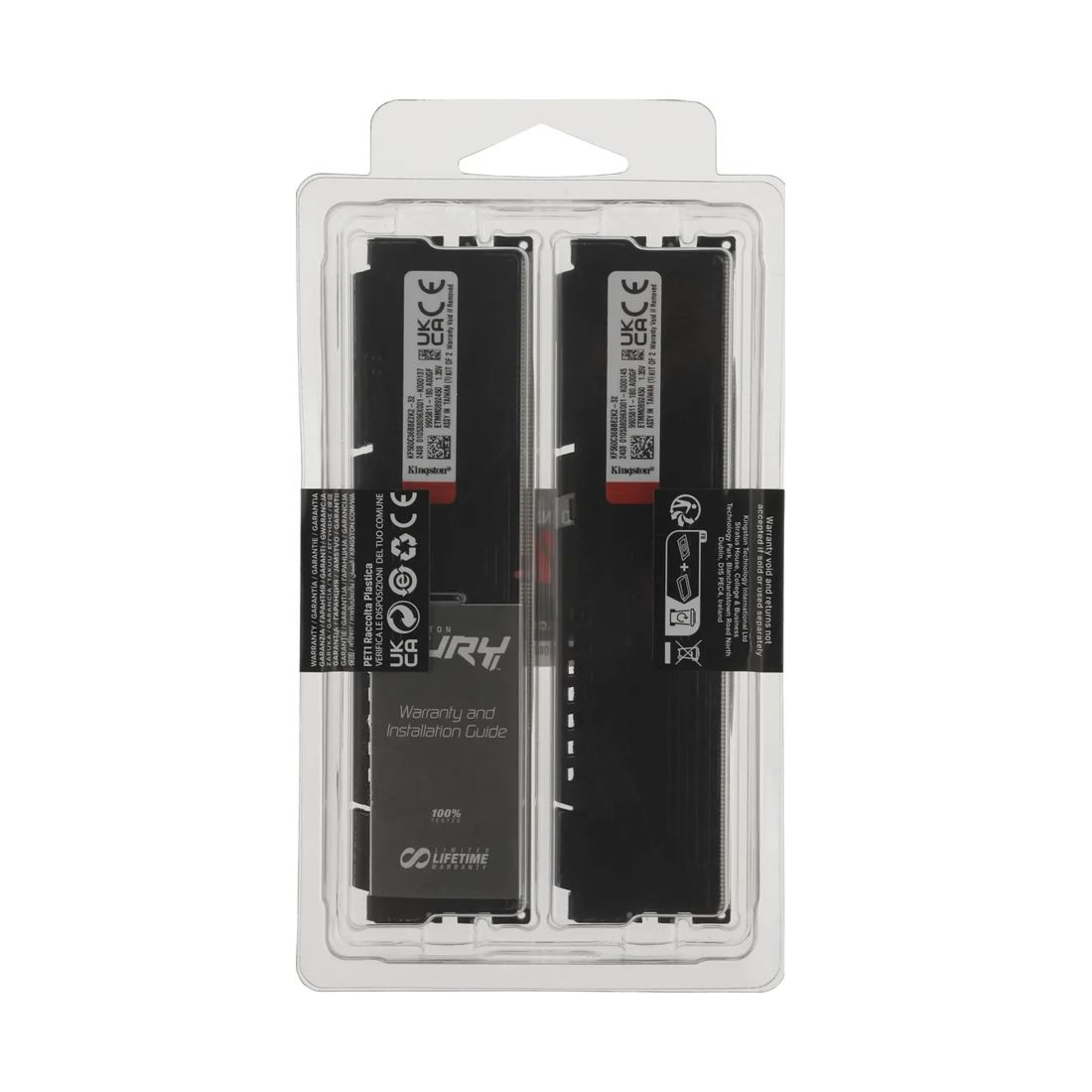 Kingston 32GB 6000MT/s DDR5 CL36 DIMM (Kit of 2) FURY Beast Black EXPO — фото 3