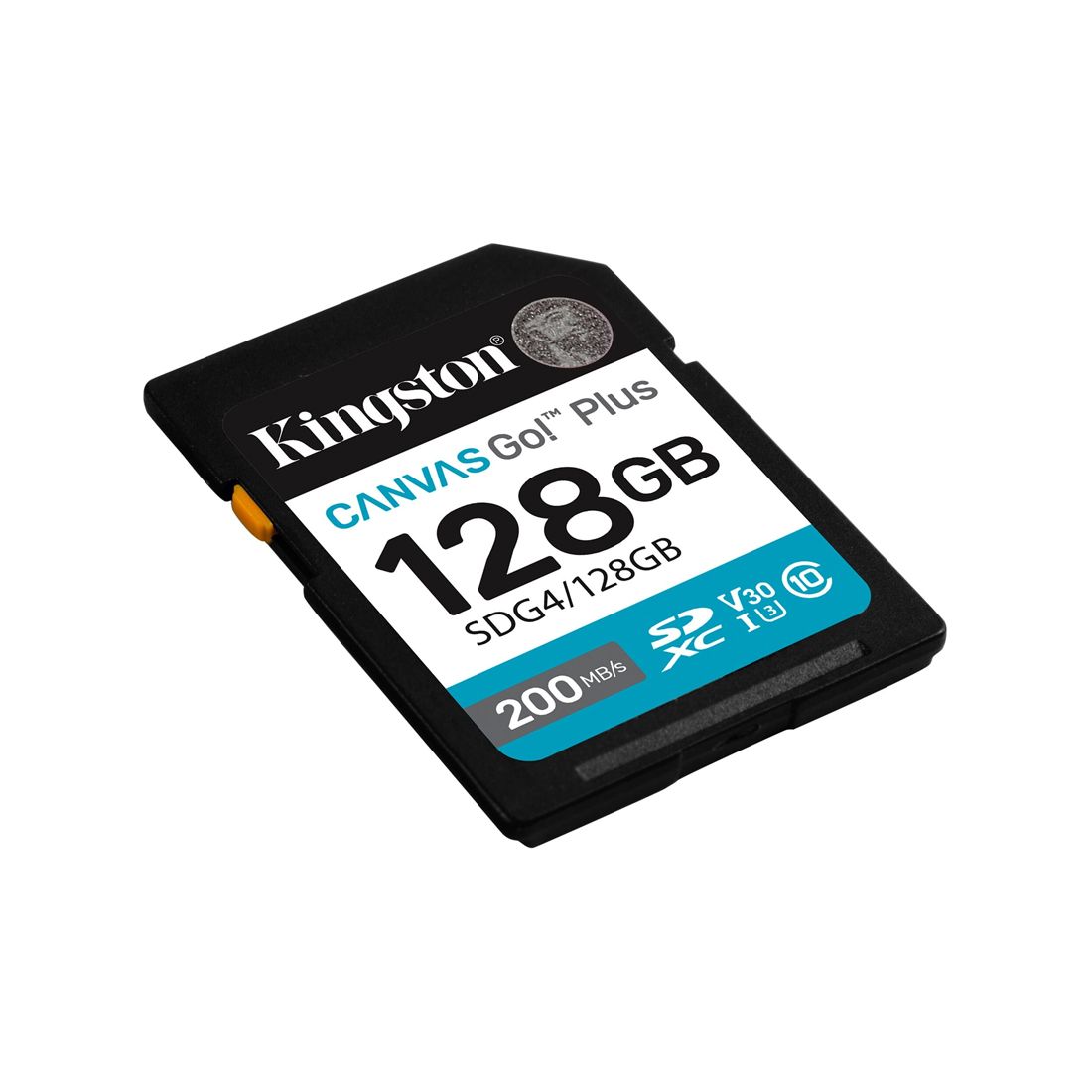 Карта памяти, Kingston, SDG4/128GB, SDXC 128GB, Canvas Go Plus, C10, UHS-I, U3, V30 — фото 2