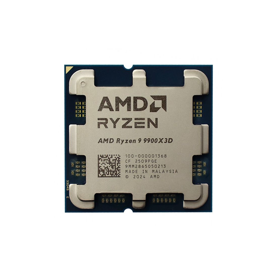 Процессор, AMD, AM5 Ryzen 9 9900X3D, oem, 12M L2 + 128M L3, 4.4 GHz, 12/24 Core, 120 Вт, Radeon™ Graphics — фото 1