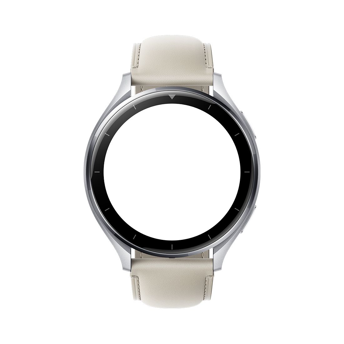 Кожаный сменный браслет, Xiaomi, Watch Leather Strap, M2243AS1/ BHR8038GL, Совместим Watch S1 Series / 2 / 2 Pro / S3, Белый — фото 2