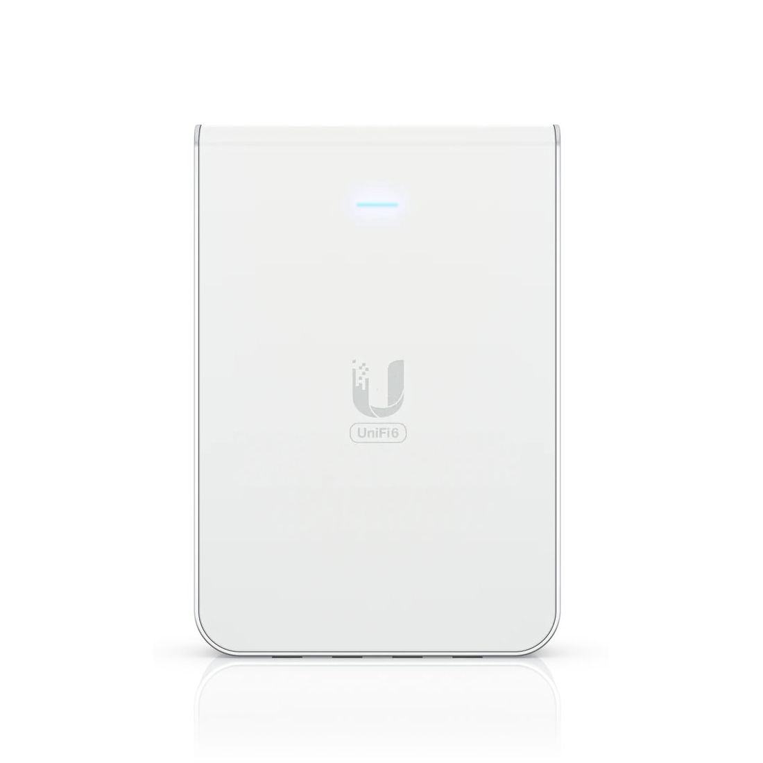 Беспроводная точка доступа, Ubiquiti, U6-IW, In-Wall, 802.11a/b/g/n/ac/ax, AX5400, 1 порт 10/100/1000 RJ45, 4 порта 10/100/1000 RJ45, 300 клиентов, PoE+ 802.3at, без адаптера питания — фото 2