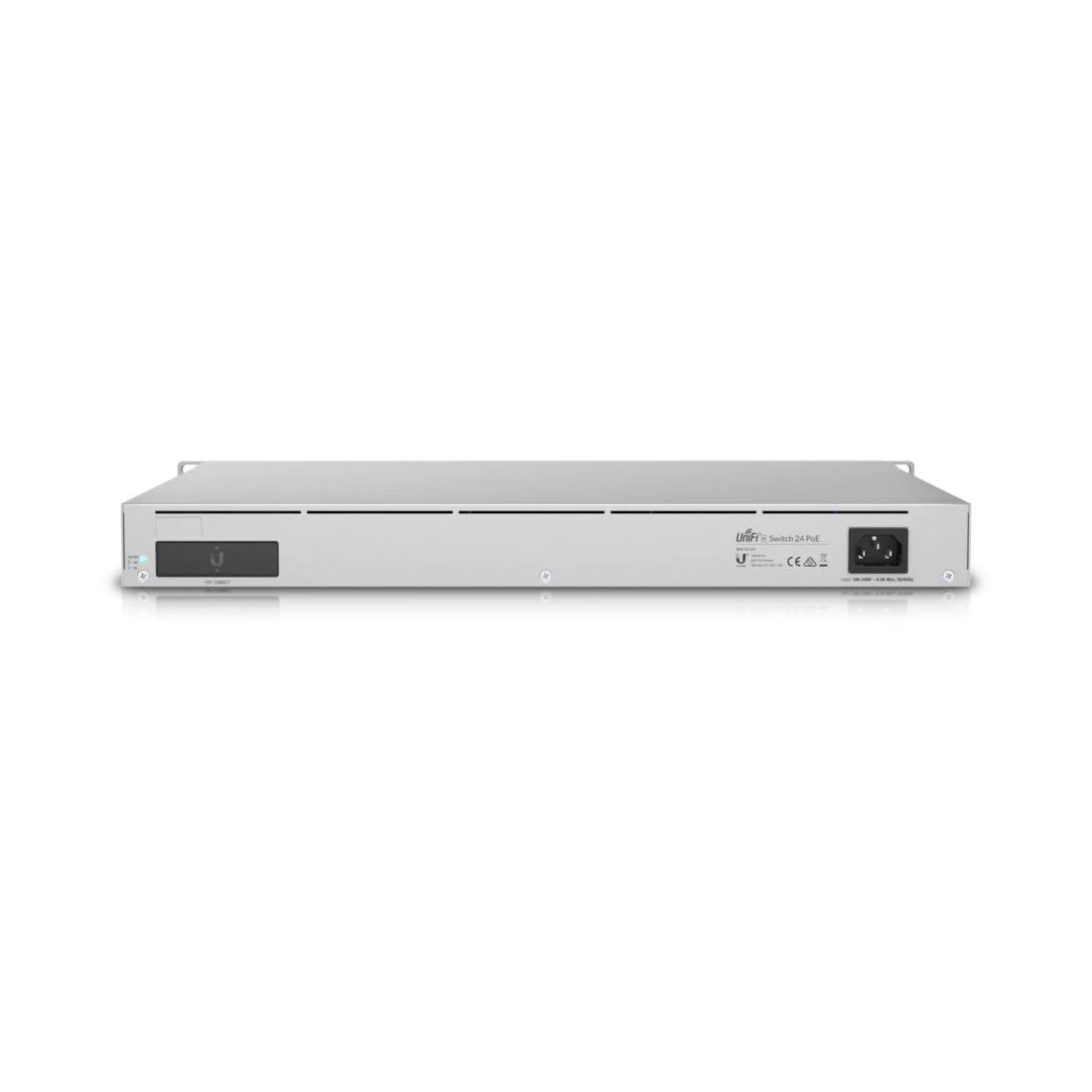 Коммутатор, Ubiquiti, USW-Enterprise-24-PoE, Switch, Управляемый L3, 12 портов 10/100/1000/2500 Mbps RJ45 PoE+ , 12 портов 10/100/1000 Mbps RJ45 PoE+, 802.3af/at, бюджет 400W, 2 порта SFP+, Стоечный — фото 3
