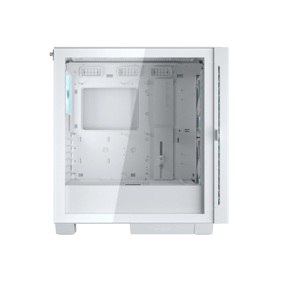 Компьютерный корпус, Cougar, Airface ECO RGB White, E-ATX/CEB/ATX/Micro ATX/Mini ITX, USB Type-C/2*3.0, HD-Audio+Mic, Кулер 2*18см/1*12см ARGB, Высота процессорного кулера до 190 мм, Длина VGA до 390мм, 2*3.5"/2*2.5", Толщина 0,6мм, 509x240x480мм, Без Б/П — фото 3