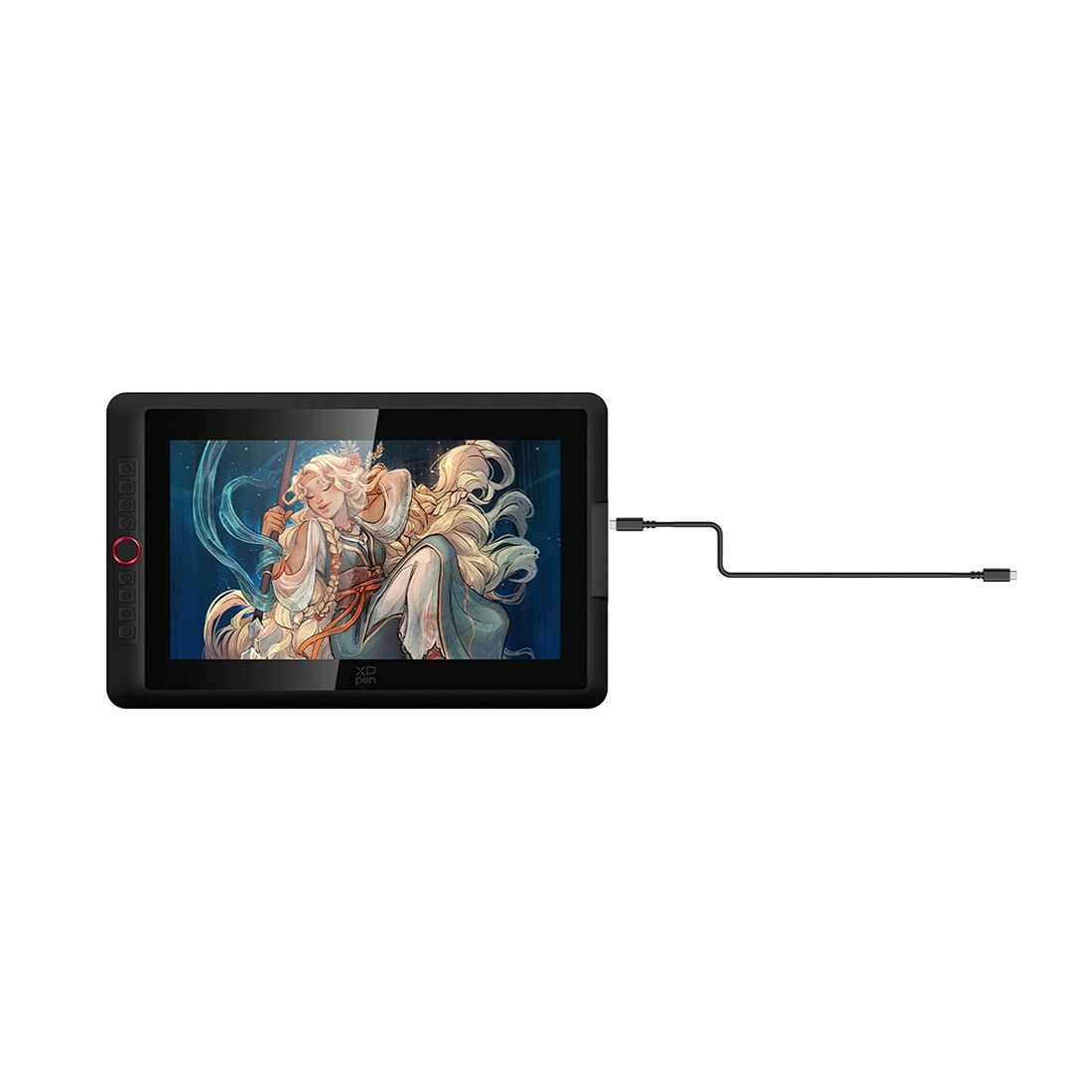 Графический планшет, XP-Pen, Artist 15.6 Pro V2 MD160FH-AD41, DPI 1920x1080, Чувствительность к нажатию 16384, Рабочая область 344.16*193.59 мм., Чёрный — фото 3