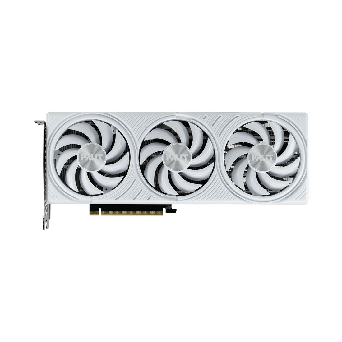 Видеокарта, PALIT, RTX5070 WHITE OC 12GB (4710562245295), (NE75070U19K9-GB2050W), GDDR7, 192bit, 3-DP, HDMI, 3xFan, 291.9*116.6*41.3 мм, Цветная коробка — фото 1